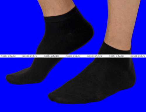 LIMAX носки мужские укороченные арт. 61072 ЧЕРНЫЕ