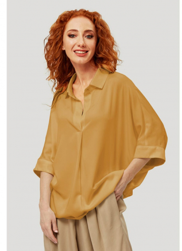 Блуза D’imma Fashion 2380-Р песочный