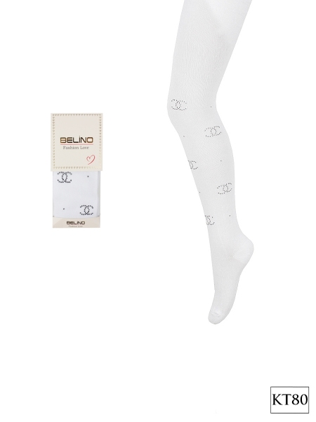 Колготки детские KT-80 Belino БЕЛЫЙ