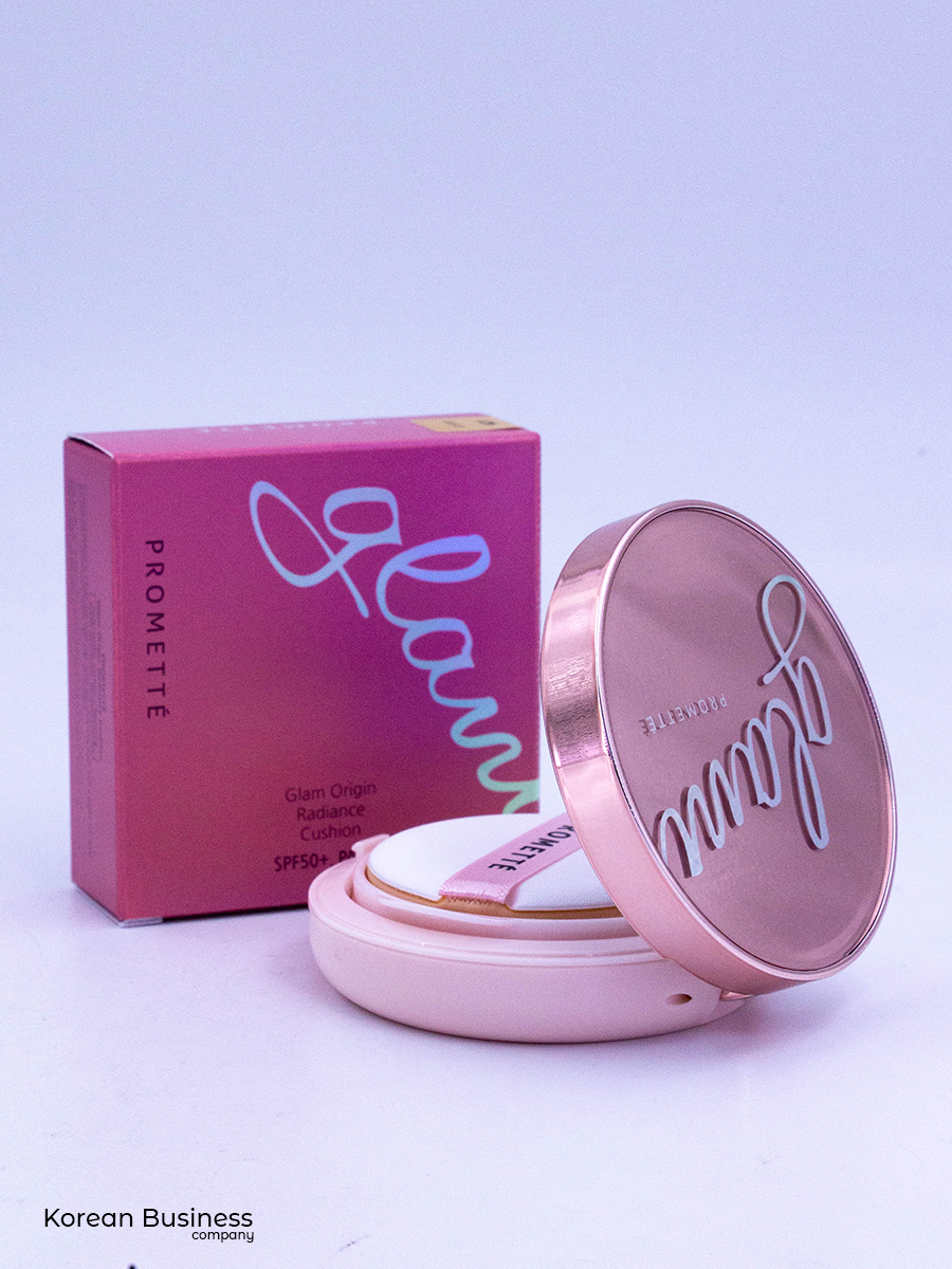 PROMETTE - УВЛАЖНЯЮЩИЙ КУШОН С ЖЕМЧУЖНОЙ ПУДРОЙ ТОН №13 GLAM ORIGIN RADIANCE CUSHION №13, 14 Г
