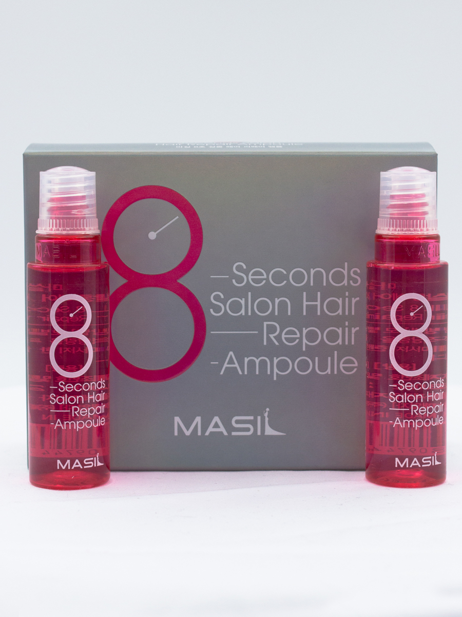 MASIL - ФИЛЛЕР ДЛЯ ПОВРЕЖДЕННЫХ ВОЛОС И КОЖИ ГОЛОВЫ 8 SECONDS SALON HAIR REPAIR AMPOULE, 15 ML * 10 ШТ.