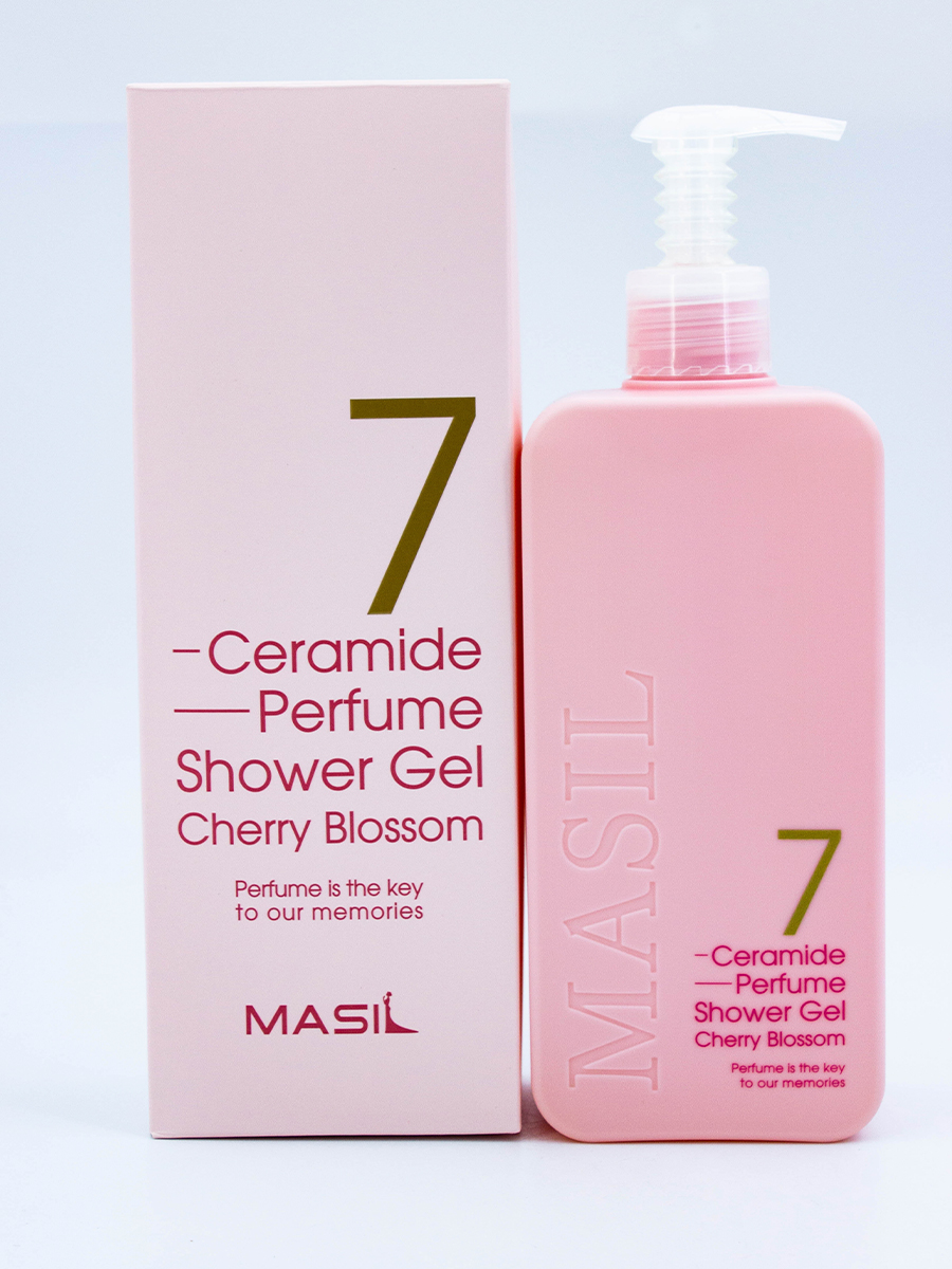 MASIL - ГЕЛЬ ДЛЯ ДУША 7 CERAMIDE PERFUME SHOWER GEL (CHERRY BLOSSOM), 500 МЛ.
