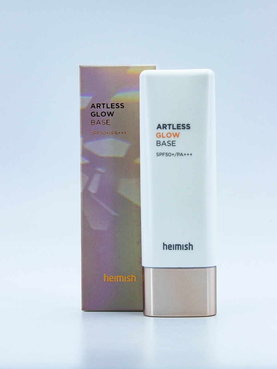 HEIMISH - БАЗА ДЛЯ ЛИЦА ПОД МАКИЯЖ С ЭФФЕКТОМ СИЯНИЯ ARTLESS GLOW BASE SPF50+ PA+++, 40 МЛ.