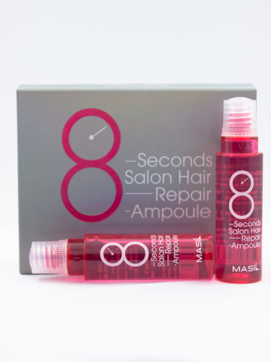 MASIL - ФИЛЛЕР ДЛЯ ПОВРЕЖДЕННЫХ ВОЛОС И КОЖИ ГОЛОВЫ 8 SECONDS SALON HAIR REPAIR AMPOULE, 15 ML * 10 ШТ.