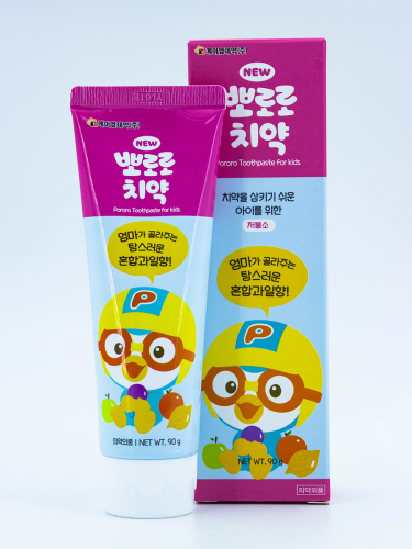 PORORO - ЗУБНАЯ ПАСТА С ЭКСТРАКТОМ ФРУКТОВ TOOTHPASTE MIXED FRUIT FLAVOR, 90 G