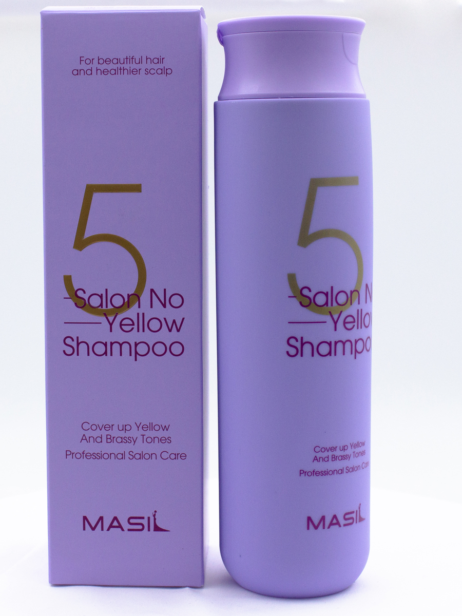 MASIL - ШАМПУНЬ ДЛЯ ВОЛОС И КОЖИ ГОЛОВЫ 5 SALON NO YELLOW SHAMPOO, 300 ML