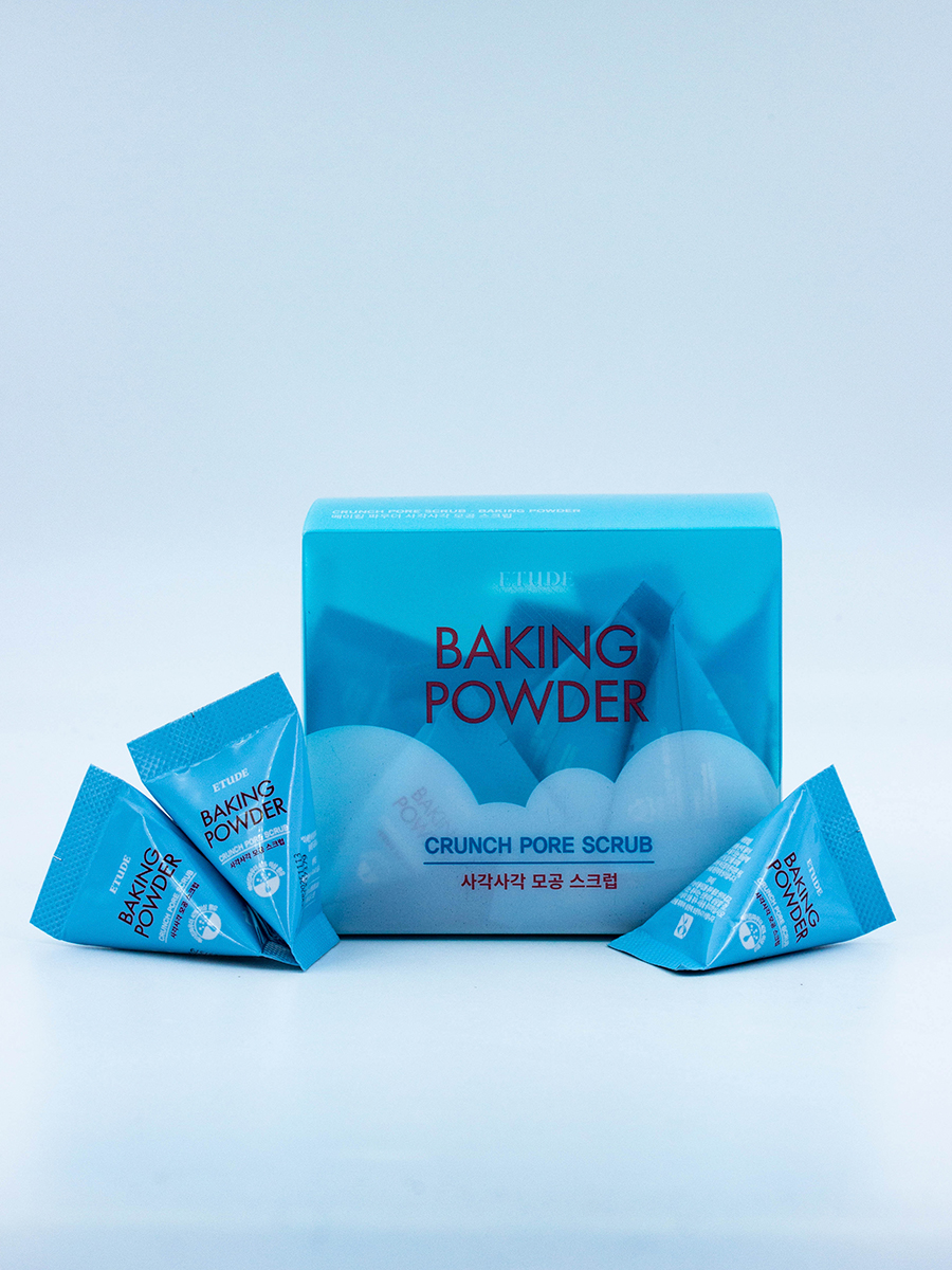 ETUDE HOUSE - СКРАБ ДЛЯ ЛИЦА ДЛЯ ОЧИЩЕНИЕ ПОР BAKING POWDER CRUNCH PORE SCRUB, 7 G * 24 ШТ.
