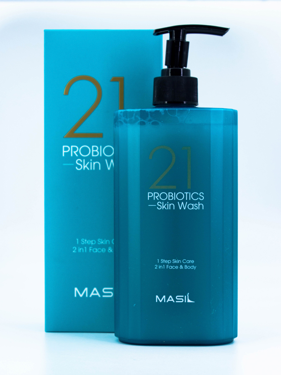 MASIL - ГЕЛЬ ДЛЯ ДУША С ПРОБИОТИКАМИ 21 PROBIOTICS SKIN WASH 500, ML