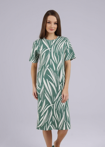 CLE LDR24-1100 Платье жен. Бали Цвет: зелёный/молочный