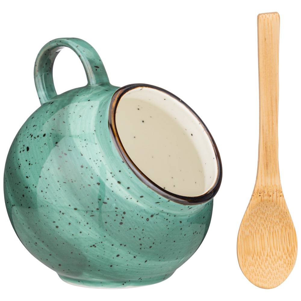 СОЛОНКА С ЛОЖКОЙ BRONCO