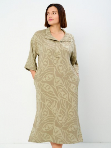 Платье женское 22421-35007 khaki