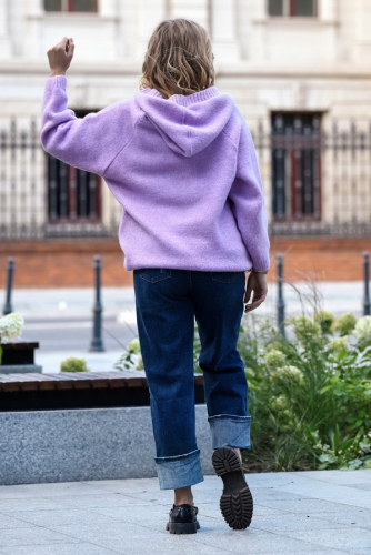 Пуловер SPLOTY VERA lila
