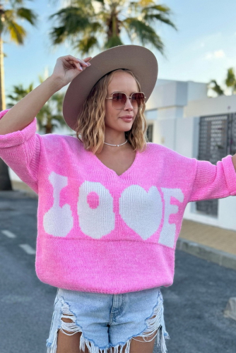 Пуловер SPLOTY LOVE baby-roz-ecru