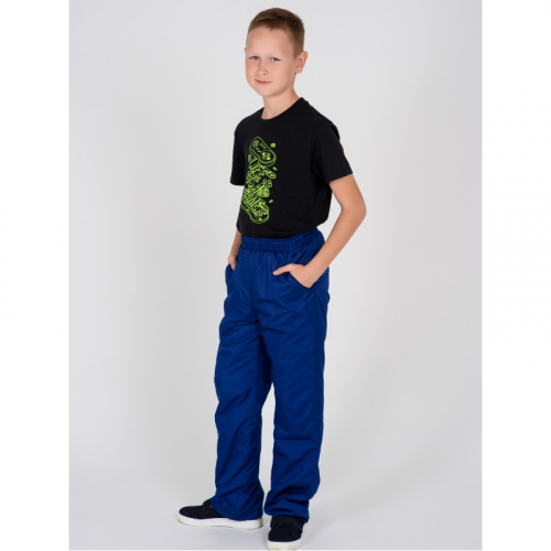 590 1290Подростковые брюки, утепленные синтепоном на мальчика арт.888, цвет- синий