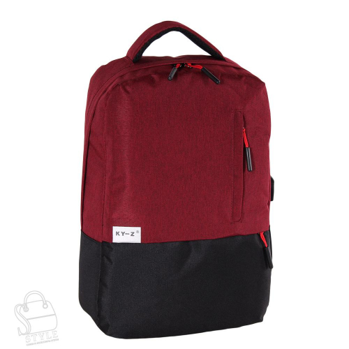 Рюкзак текстильный 5808PSB red S-Style  в Новосибирске