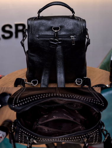Сумка-рюкзак из натуральной премиальной кожи 2024г.