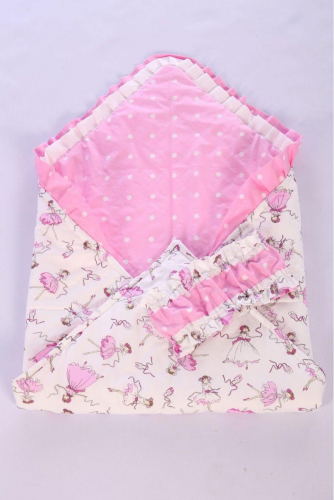 Одеяло-конверт для новорожденного Ж-8.68-Ю0 Розовый