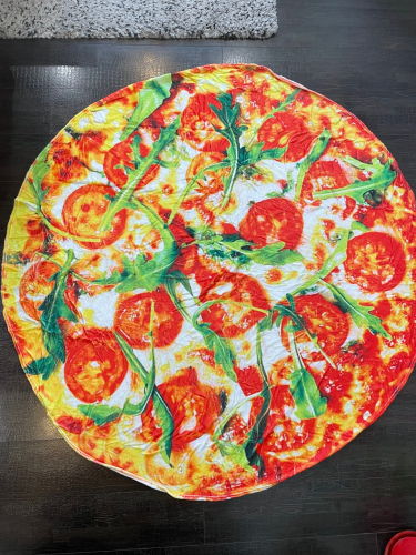 Плед пицца односторонний  180*180 см