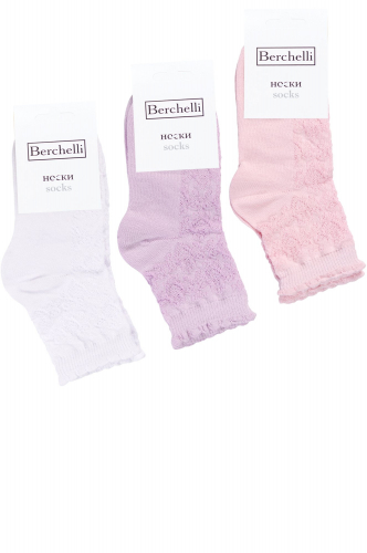 Носки для девочки ажурные 3 пары Berchelli