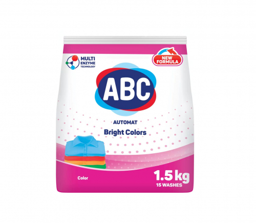 ABC Стиральный порошок Автомат Colors 1,5кг (12шт/короб)