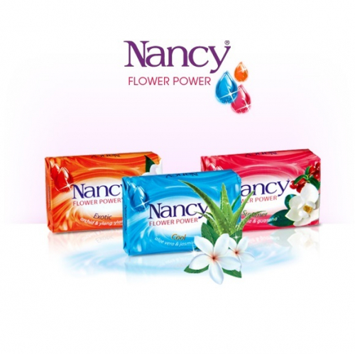 Мыло Nancy цветочное Орхидея и Иланг-иланг 60гр (72шт/короб)