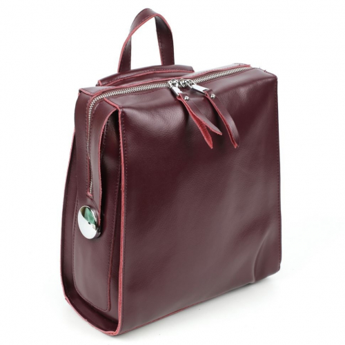 Женский кожаный рюкзак-сумка 0056-7