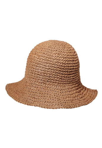 Шляпа из соломки, цвет бежевый