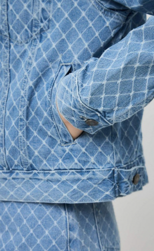 Куртка джинс F412-1228 l.blue