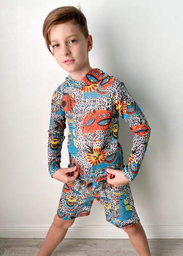  1556р  1705р Футболка с длинным рукавом для мальчика Mlle Bb PORSH 24M Kids