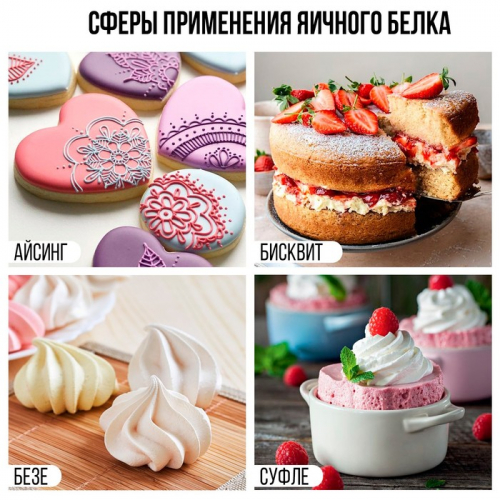 Яичный белок сухой KONFINETTA 100 г.