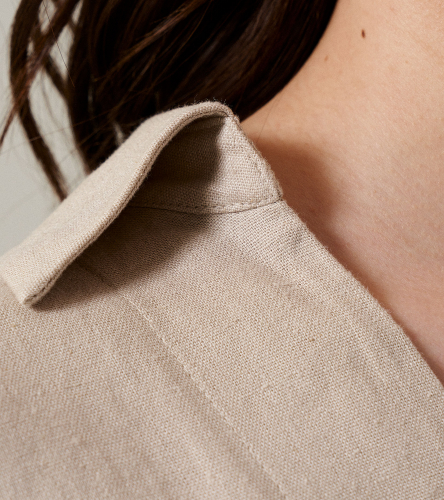 Комплект женский (блузка, брюки) ПА 144220wБежевый