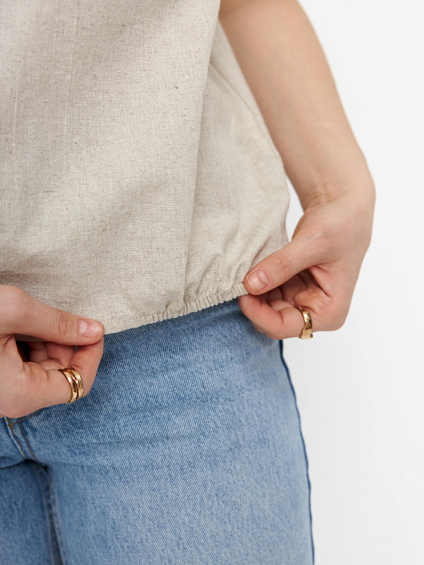 Блуза с низом на резинке (арт. 07616-4)