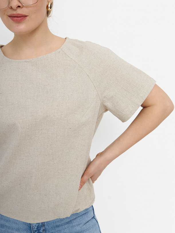 Блуза с низом на резинке (арт. 07616-4)