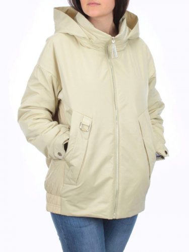 BM-128 LT. MUSTARD Куртка демисезонная женская АЛИСА (100 гр. синтепон) размер 54