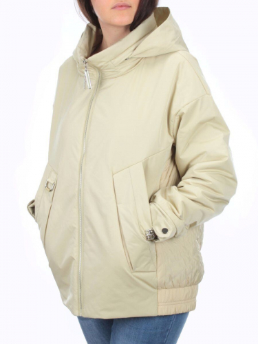 BM-128 LT. MUSTARD Куртка демисезонная женская АЛИСА (100 гр. синтепон) размер 54