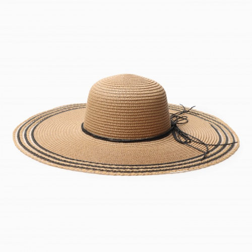 Шляпа женская MINAKU, цв. светло-коричневый, р-р 58
