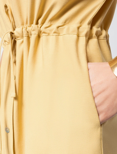 Платье-рубашка из плотного лиоцелла