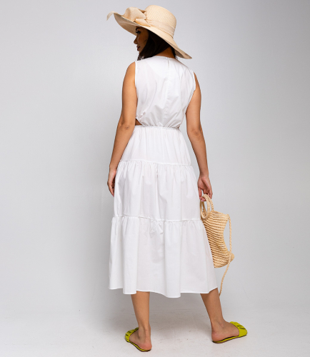 Ст.цена 1280руб.Платье #ОБШ1839, белый
