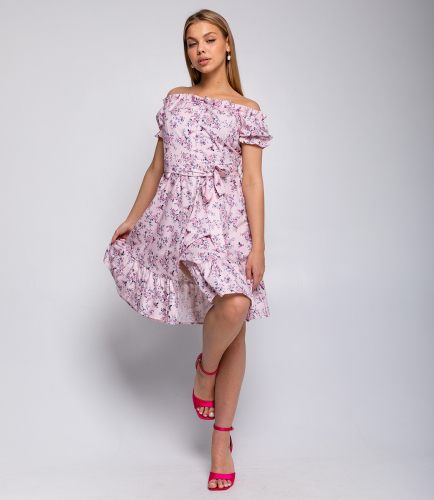 Ст.цена 1010руб.Платье #КТ6807 (3), розовый