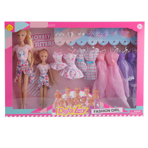 1 шт доступно к заказу/ Игровой набор с куклами DEFA Lucy 