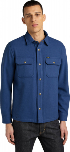 Рубашка мужская 101 WOOL OVERSHIRT LAKE BLUE, LEE