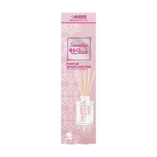 Освежитель воздуха для дома (с палочками) Parfum Sparkling Pink, Fragrant Stick, Sawaday, 70 мл (запасной блок)