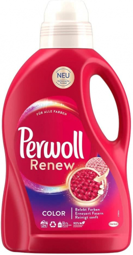 Гель для стирки цветного Color, Perwoll Renew, 1375 мл, на 25 стирок