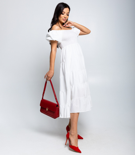 Платье #КТ5305 (1), белый