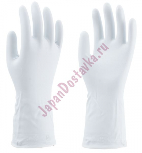 Виниловые перчатки без покрытия внутри, TOWA (L, цвет белый)