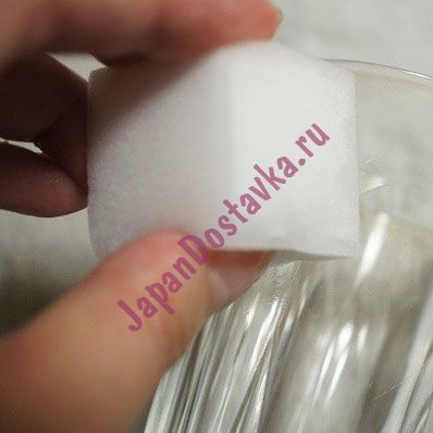 Меламиновая губка для мытья загрязненных поверхностей OHE, 12.5 х 7.5 х 3.5 см