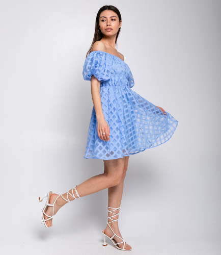 Платье #КТ25529, голубой