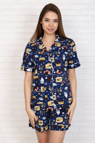 Пижама с шортами Уют 036