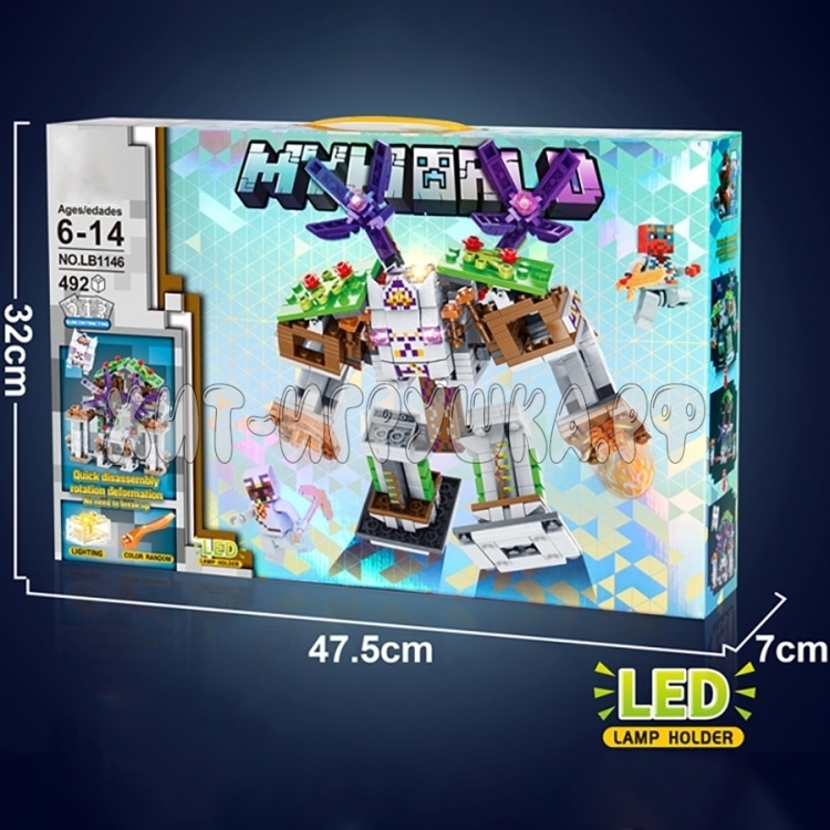 Конструктор Майнкрафт 492 дет. LB1146, LB1146