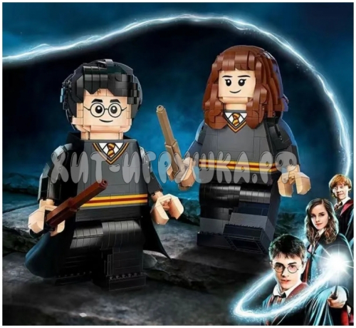 Конструктор Harry Potter. Гарри Поттер и Гермиона Грейнджер 1673 дет. 6057, 6057